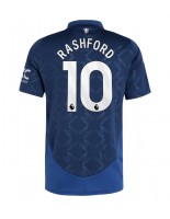 Manchester United Marcus Rashford #10 Vieraspaita 2024-25 Lyhythihainen